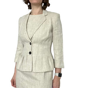 HOBBS LINEN DRESS BLAZER SET WIMEN Size US 0-2/UK8